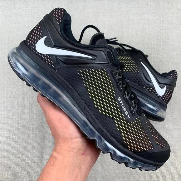新品　Stussy × Nike Air Max2013 Fossil　27.5 Nike STUSSY AIR MAX 2013 \u0027BLACK\u0027 Men\u0027s Size 11 Brand new in